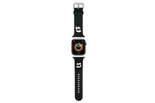 Smartwatch - Tilbehør - Karl Lagerfeld 3D Rubber Karl&Choupette Heads strap for Apple Watch 38/40/41mm - black - 3666339190071