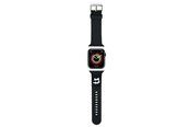 Smartwatch - Tilbehør - Karl Lagerfeld 3D Rubber Choupette Heads Strap for Apple Watch 38/40/41mm - Black - 3666339190118
