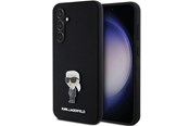 Mobil - Covers & Cases - Karl Lagerfeld Silicone Ikonik Metal Pin case for Samsung Galaxy S23 FE - black - 3666339218645