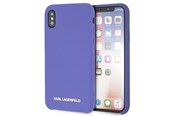 Mobil - Covers & Cases - Karl Lagerfeld Silicone iPhone X/Xs Case - Purple - 3700740435540
