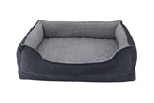 Hunde - Nobby Comfort bed square VARA 90 x 70 x 24 cm Grå - L61882