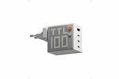 Mobil - Adaptere & Opladere - SHARGE Pixel 100W USB-C & USB-A Charger - White - CDT-SG-100-EUR-DZP-BAI