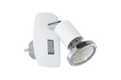 Lamper - EGLO MINI 4 PLUG SPOT 3W HVID *DEMO* - 902365