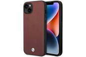 Mobil - Covers & Cases - BMW BMHCP14S22RFGR iPhone 14 6.1" Burgundy/burgundy Leather Diamond Pattern - 3666339066482