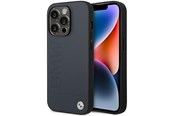 Mobil - Covers & Cases - BMW BMHMP14XSLLNA iPhone 14 Pro Max 6.7" navy/navy hardcase Leather Hot Stamp MagSafe - 3666339089252