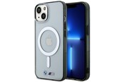 Mobil - Covers & Cases - BMW BMHMP14SHCRS iPhone 14 6.1" case transparent hardcase Silver Ring MagSafe - 3666339122348