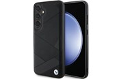 Mobil - Covers & Cases - BMW BMHCS24M23RCGPK S24+ S926 black/black hardcase Signature Leather Crossing Lines Pattern - 3666339242633