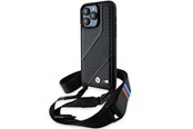 Mobil - Covers & Cases - BMW M Edition Carbon Stripe & Strap case for iPhone 15 Pro Max - black - 3666339235444