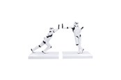 Merchandise - Nemesis Now - Stormtrooper Working Hard Hardly Working Bookends - B7680C26