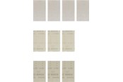 Slibemaskine - Bosch M480 Sanding Sheets P80 P120 P180 10pcs - 2608901207