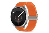 Smartwatch - Tilbehør - Tech-Protect Nylon Clasp Strap for Samsung Galaxy Watch 8/9 - 40/44/46mm - Orange - 5906302325733