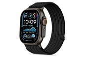 Smartwatch - Tilbehør - Tech-Protect Nylon Sport Strap for Apple Watch 44 / 45 / 46 / 49 mm - Black - 5906302325443