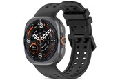 Smartwatch - Tilbehør - Tech-Protect Silicone Air Strap for Samsung Galaxy Watch Ultra/Ultra2 47mm - Black - 5906302341382