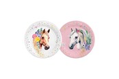 Legetøj - Globos Paper Plates 23cm Horses - 8 pcs. - 7304