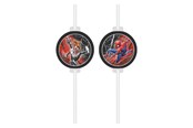 Legetøj - Globos Paper Straws Spiderman World of Web - 4 pcs. - 97323