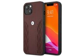 Mobil - Covers & Cases - BMW Leather Curve Perforate Case for iPhone 13 mini - Red - 3666339021856