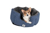 Hunde - Chill Kuzzi FIR rund seng skifferblå L - 380589