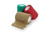 Hunde - KRUUSE SafeVet® Bandage 7.5 cm x 4.5 m mix 3 far - 160719