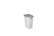 Hunde - Stefanplast foderbeholder hvid/sand 15 liter - 281124