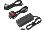 Bærbar Oplader - Sandberg USB-C AC Charger PD100W EU+UK - 100W | USB-C PD | Fixed Cable | EU/UK Plugs - 135-84