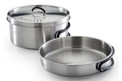 Camping & Friluftsliv - Campingaz Topf-Set Trekking Kit 3-teilig edelstahl 1 Topf+ 1 Deckel+ 1 camping tableware set - 2197185