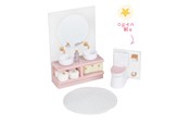 Dukke, bamse og udstyr - Micki Lundby toiletrum m/wcbørste toiletpapir kurv 2 h - 18392