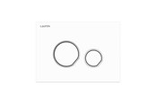 Installationssystemer - LAUFEN LIS betjeningsplade, hvid - H9001050000001