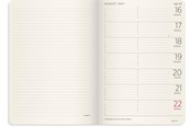 Calendar - Mayland A5 Forma Deluxe ugekalender tværf. brun kunstskind 2027 - 27200630