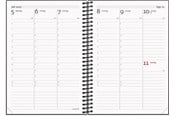 Calendar - Mayland A6 ugekalender højformat matsort genbrugskarton 2027 - 27201120