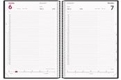 Calendar - Mayland Timekalender sort PP-plast 2028 - 28218000