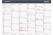 Calendar - Mayland Kontorkalender Moderne A4 2027 - 27059050