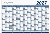 Calendar - Mayland Kæmpekalender 1x13 mdr. PP-plast 2027 (i plastpose) - 27065100