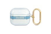 Mobil - Andet Tilbehør - GUESS GUA3HHTSB AirPods 3 cover blue/blue Strap Collection - 3666339047122