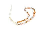 Mobil - Andet Tilbehør - GUESS pendant GUSTBOHP Phone Strap brown/brown Beads Bohemia - 3666339048280