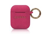 Mobil - Andet Tilbehør - GUESS GUACCSILGLFU AirPods cover fuchsia / fuchsia Silicone Glitter - 3700740463819