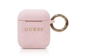 Mobil - Andet Tilbehør - GUESS GUACCSILGLLP AirPods cover light pink / pink Silicone Glitter - 3700740463802