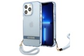 Mobil - Covers & Cases - GUESS GUHCP13LHTSGSB iPhone 13 Pro / 13 6.1 "blue / blue hardcase Translucent Stap - 3666339040697