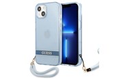 Mobil - Covers & Cases - GUESS GUHCP13SHTSGSB iPhone 13 mini 5.4 "blue / blue hardcase Translucent Stap - 3666339040673
