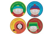 Merchandise - FaNaTtik - South Park - Set of 4 Printed Coasters - Bordskåner - V-SP02