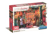 Puslespil - Clementoni Puzzle HQC Old Toy Shop Xmas 500 pieces 2D Puslespil - 35567