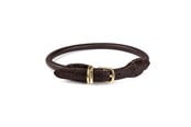 Hunde - Timely PARIS Halsbånd Mørkebrun 10 mm. / 55 cm. - 5907784871527