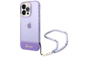 Mobil - Covers & Cases - GUESS GUHCP14LHGCOHU iPhone 14 Pro 6.1" purple/purple hardcase Translucent Pearl Strap - 3666339064228