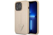 Mobil - Covers & Cases - GUESS GUHCP14LPSATLE iPhone 14 Pro 6.1 "beige / beige hardcase SaffianoTriangle Logo - 3666339065423
