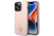 Mobil - Covers & Cases - GUESS GUHCP14LSLTGP iPhone 14 Pro 6.1" pink/pink hardcase Silicone Triangle - 3666339065942