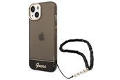 Mobil - Covers & Cases - GUESS GUHCP14MHGCOHK iPhone 14 Plus 6.7 "black / black hardcase Translucent Pearl Strap - 3666339064174
