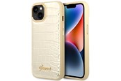 Mobil - Covers & Cases - GUESS GUHCP14MHGCRHD iPhone 14 Plus 6.7 "gold / gold hardcase Croco Collection - 3666339083014