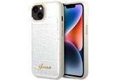 Mobil - Covers & Cases - GUESS GUHCP14SHGCRHS iPhone 14 6.1 "silver / silver hardcase Croco Collection - 3666339083083