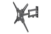 Vægbeslag, AV-Beslag & AV-Møbler - Deltaco Office ARM-0255 mounting kit - full-motion - for LCD display - tilt swivel 30 kg - black - Max 30 kg - recommended for 55" - ARM-0255-B