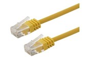 Netværkskabel - Deltaco patch cable - 2 m - yellow - Gul - TP-62Y-SLIM