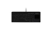 Tastatur - Cherry Contour Active Key Industrial AK-4400-GU - keyboard - low profile compact - with trackpad - QWERTY - Pan Nordic - black Input Device - Tastatur - Nordisk - Sort - AK-4400-GU-B/NOR